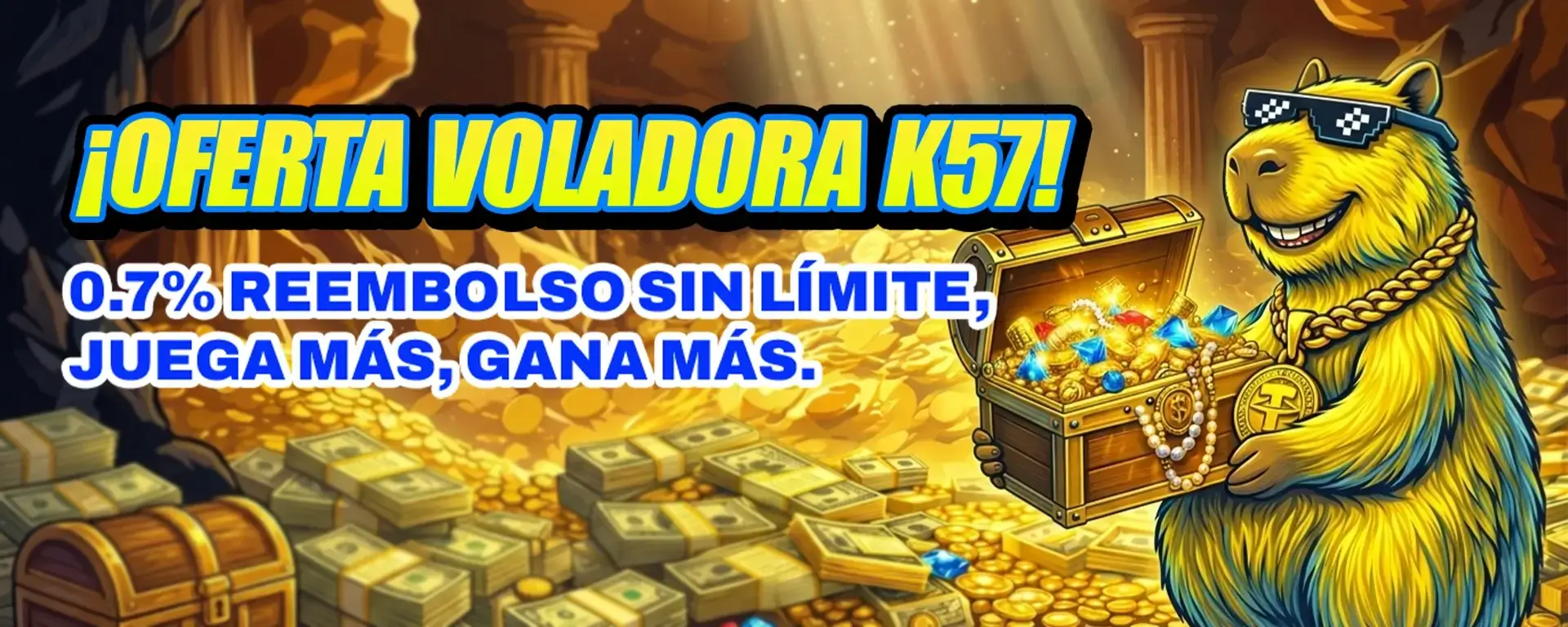 0.7% Rebate sin limite K57