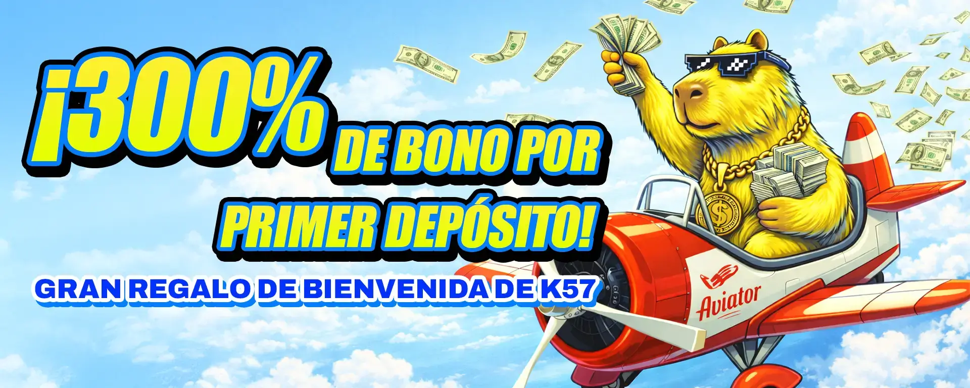 300% Bono bienvenida K57